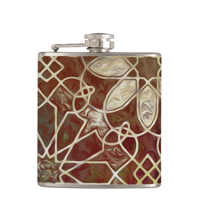 Mystic Tiles II Hip Flask (Front)