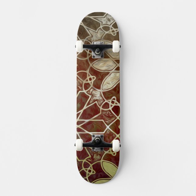 Mystic Tiles II Skateboard (Front)
