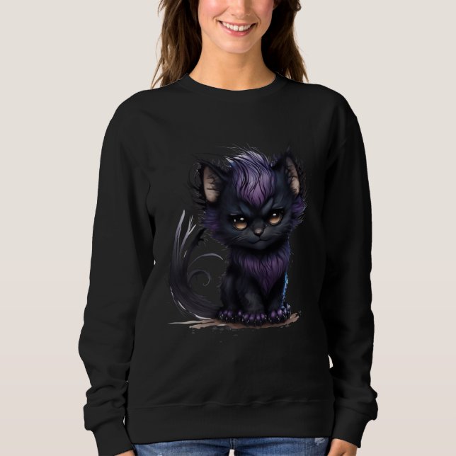 Mystic Vampiric Animals Lion Monkey Dog  3 Sweatshirt (Front)