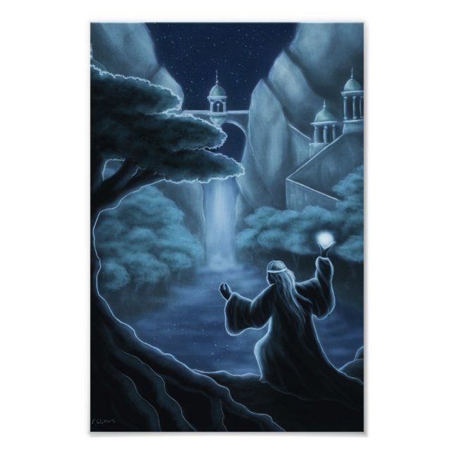 mystic waters fantasy photo print (Front)