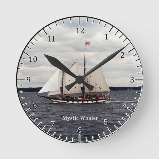 Mystic Whaler clock (Front)