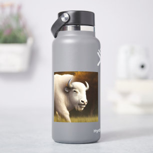 Mystic White Buffalo Digital Art Vinyl