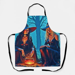 Mystic Witches Cauldron Spellbound Apron