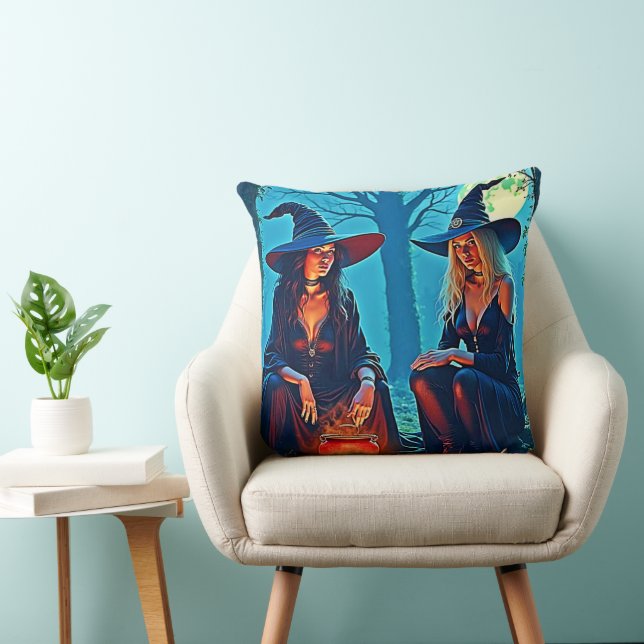Mystic Witches Cauldron Spellbound Cushion (Chair)