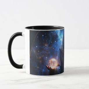 Mystic Wizard Mug - Cosmic Mage Coffee Mug - Fanta