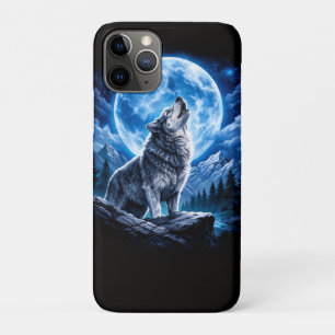 Mystic Wolf Howling iPhone 11 Pro Case