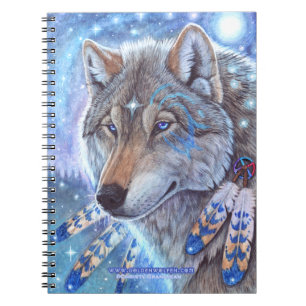Mystic Wolf Notebook