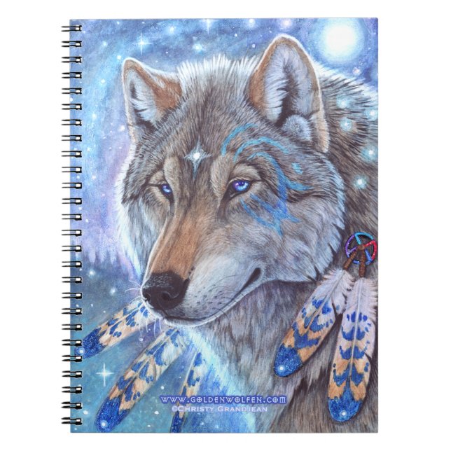 Mystic Wolf Notebook (Front)
