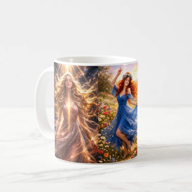 Mystic Woman Mug (3-sided design)  (Front Left)