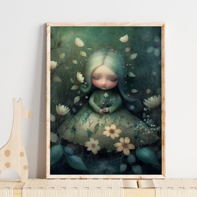 Mystic Woodland Fairy Goddess | Fairy Wall Print (Creator Uploaded)