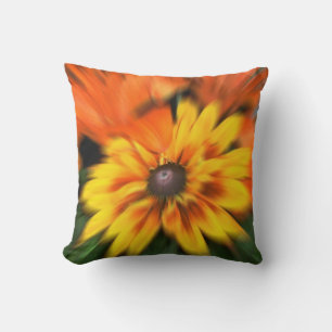 Mystic Yellow Flower Cushion
