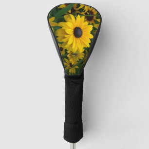 Mystic Yellow Flower  Golf Head Cover