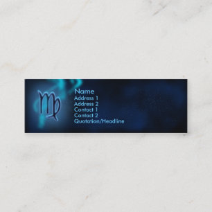 Mystic Zodiac - Virgo Mini Business Card