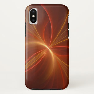 Mystical Abstract Fractal Art Modern Warm Colours iPhone XS Case