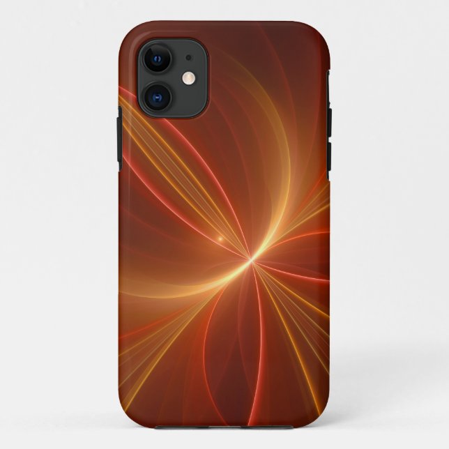 Mystical Abstract Fractal Art Modern Warm Colours Case-Mate iPhone Case (Back)