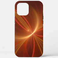 Mystical Abstract Fractal Art Modern Warm Colours