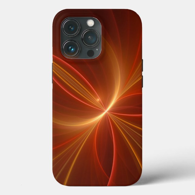 Mystical Abstract Fractal Art Modern Warm Colours Case-Mate iPhone Case (Back)