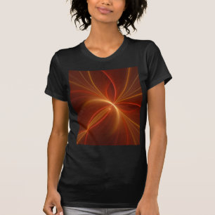 Mystical Abstract Fractal Art Modern Warm Colours T-Shirt
