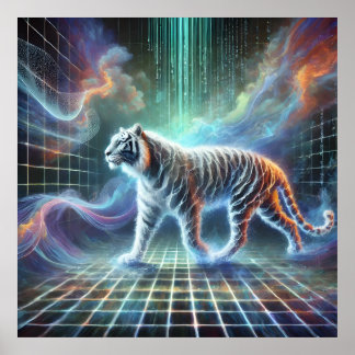 Mystical Abstract Poster Surreal Art for Home