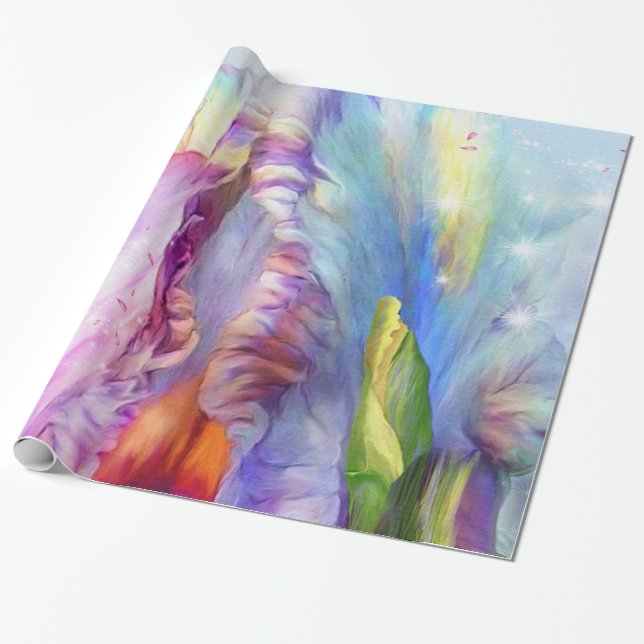 Mystical Abstract Wrapping Paper (Unrolled)