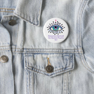 Mystical All-Seeing Eye Pin – Personalised Button