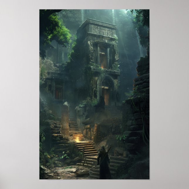 Mystical Ancient Ruins Fantasy Poster (Front)
