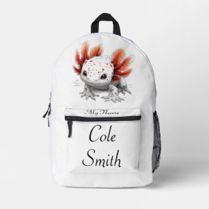 "Mystical Axolotl" Personalised Backpack