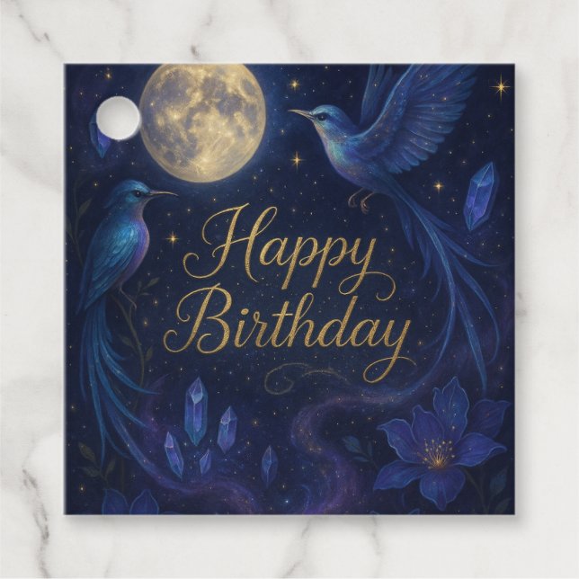 Mystical Birthday Gift Tag  (Front)