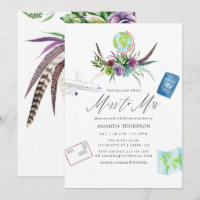 Mystical Boho Succulent Miss To Mrs Bridal Shower