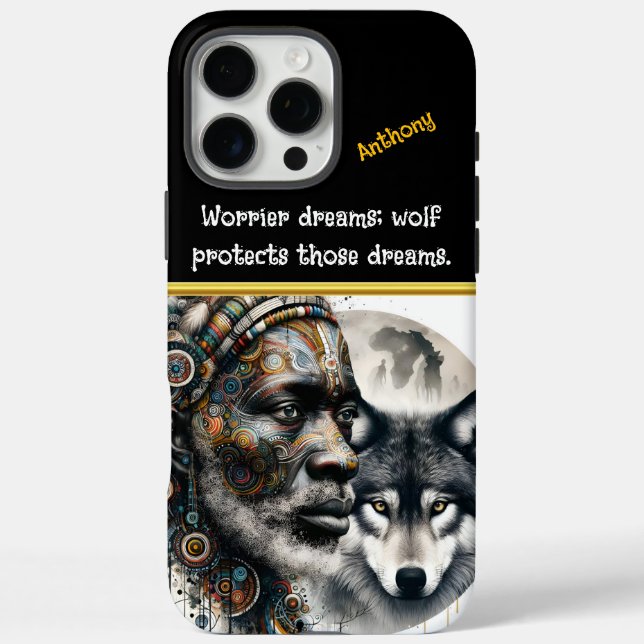 Mystical bond of man and nature at dusk Case-Mate iPhone case (Back)