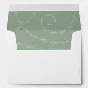 Mystical Botanical Wedding Envelope