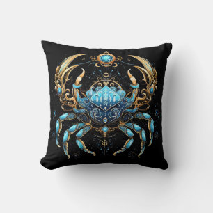 Mystical Cancer Zodiac Artwork Cushion