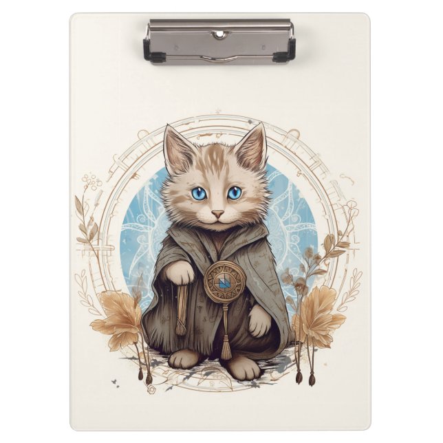 Mystical Cat Clipboard (Front)