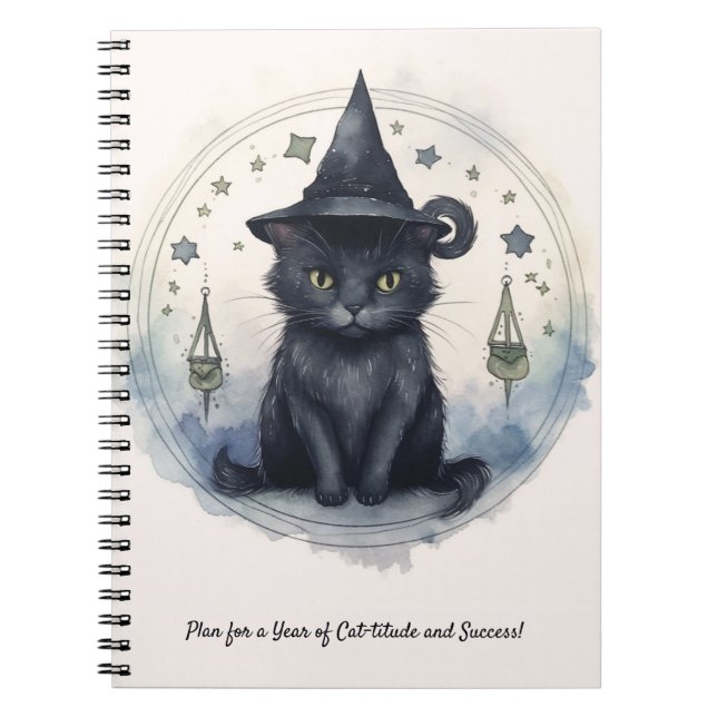 Mystical Cat Notebook (Front)
