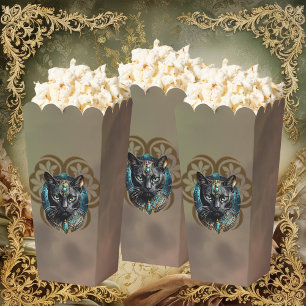 Mystical cat of Egypt, black as night, Favour Box