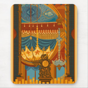 Mystical Ceiling Print from Brighton’s Music Room Mouse Pad
