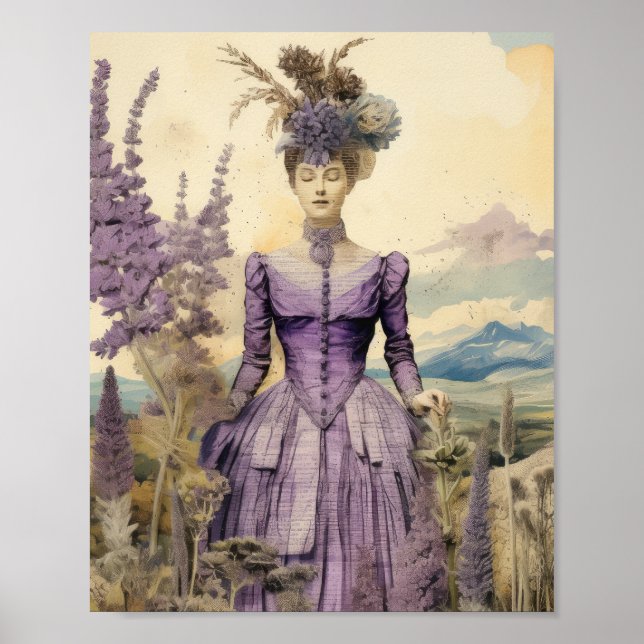 Mystical Celestial Art Poster | Boho Witchy  (Front)