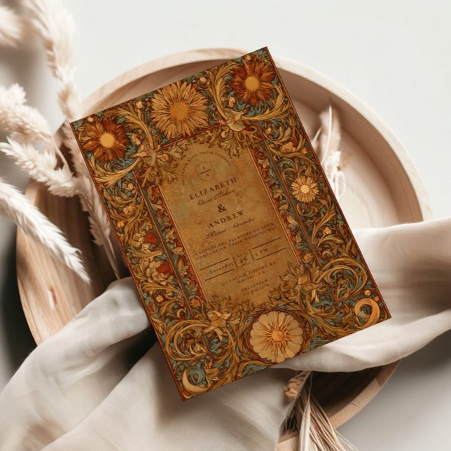 Mystical Celestial Baroque Wedding Invitation (Creator Uploaded)