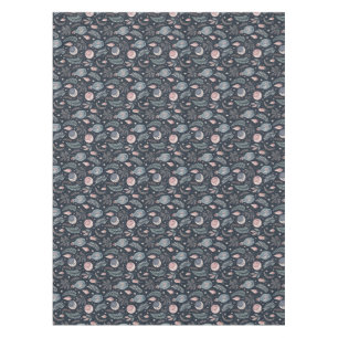 Mystical Celestial Botanical Pattern Tablecloth