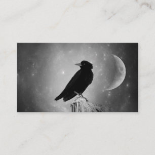 Mystical, Celestial Crow Business Card