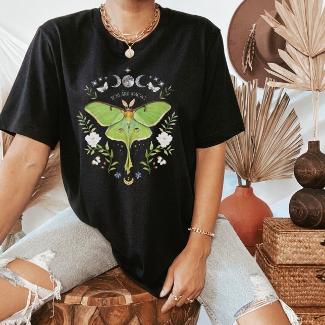 Mystical Celestial Green Luna Moth shirt (Creator Uploaded)