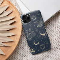 Mystical Celestial Night Moth & Serpent Pattern