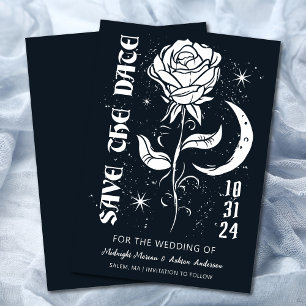 Mystical Celestial Rose Save The Date