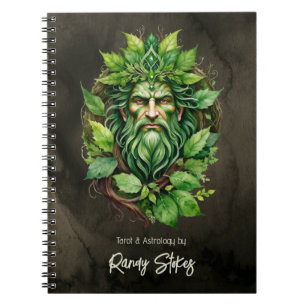 Mystical Celtic Greenman Divine Masculine Nature Notebook