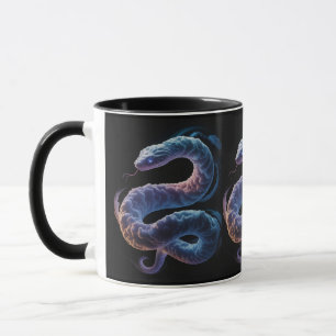 Mystical Cloud Snake Sketch Mug