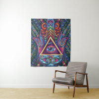 Mystical Coloured All-Seeing Eye
