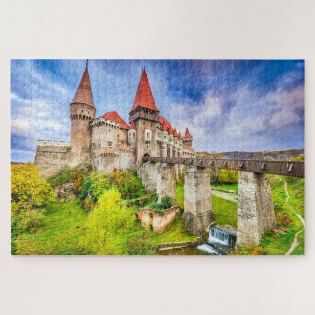 Mystical Corvin Castle Jigsaw Puzzle (Horizontal)