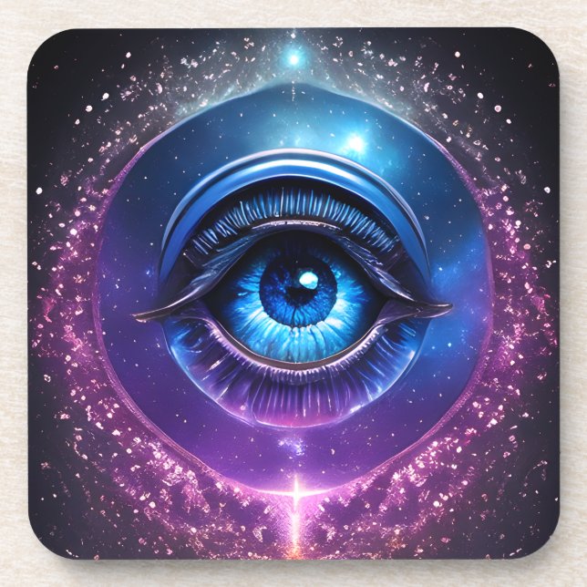 Mystical Cosmic Eye  Coaster (Front)