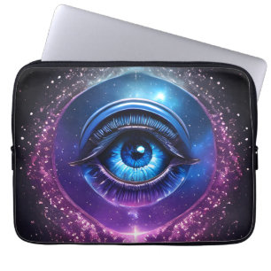Mystical Cosmic Eye Laptop Sleeve