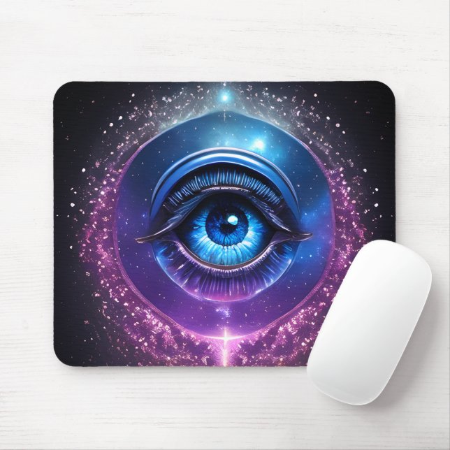 Mystical Cosmic Eye  Mouse Pad (With Mouse)